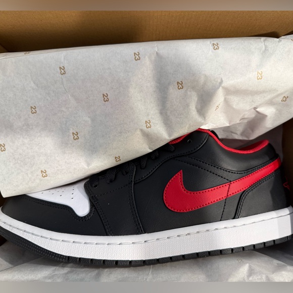 Nike Air Jordan 1 Low Red and Black